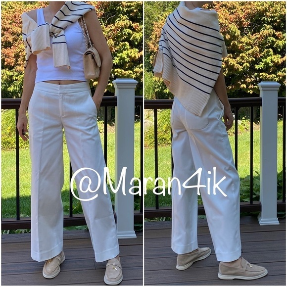NWOT Everlane Limited Release: The Wide Leg Structure Pant White - Picture 1 of 16